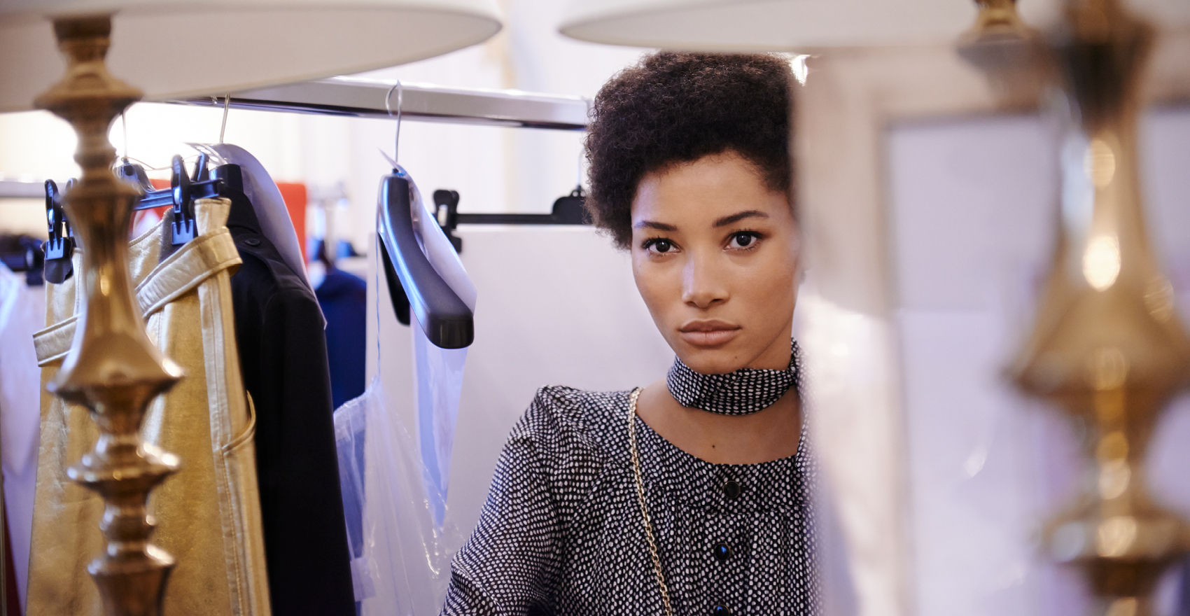 René Furterer backstage for the Spring-Summer 2018 collection by Vanessa Seward