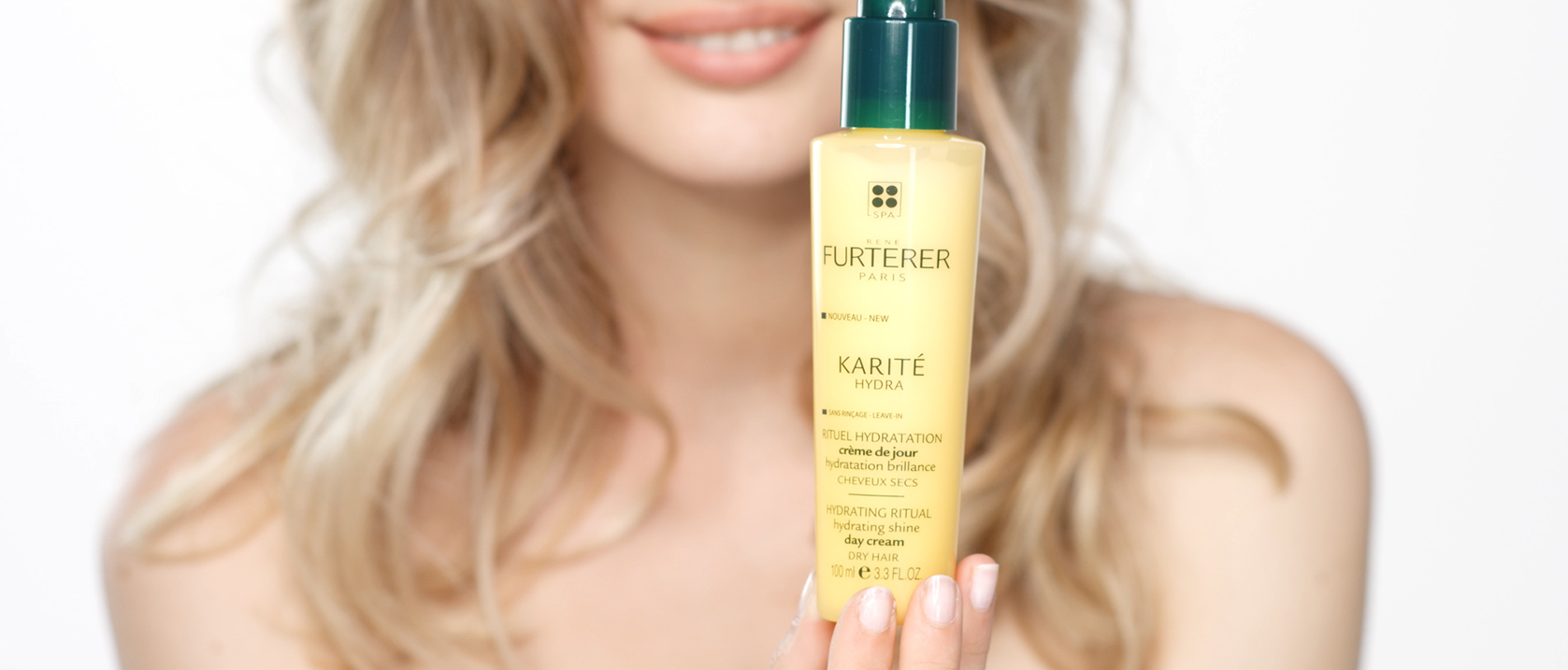 KARITE HYDRA Hydrating shine day cream application video | René Furterer