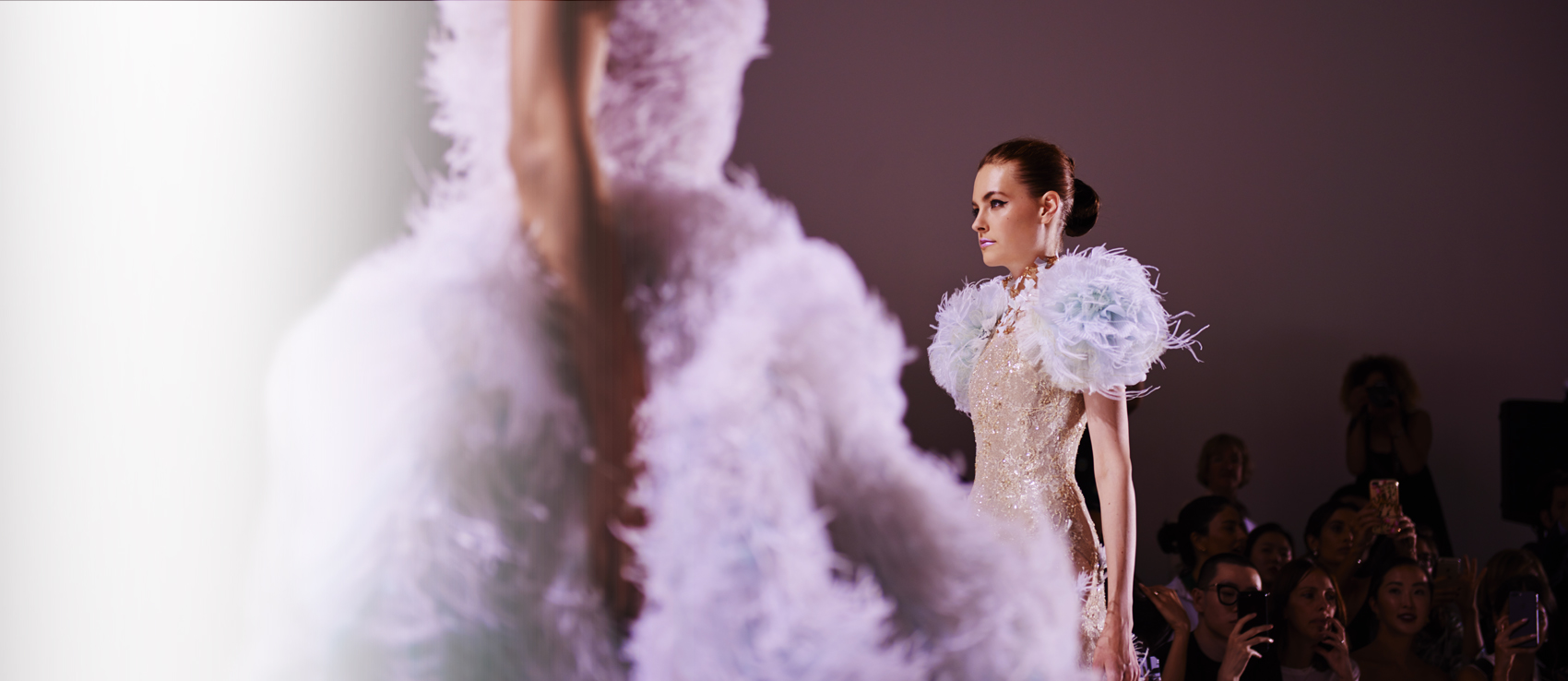 Backstage for the Fall-Winter 2017-18 haute couture collection by Ralph & Russo Fashion Week Paris | René Furterer Backstage for the Fall-Winter 2017-18 haute couture collection by Ralph & Russo Fashion Week Paris | René Furterer
