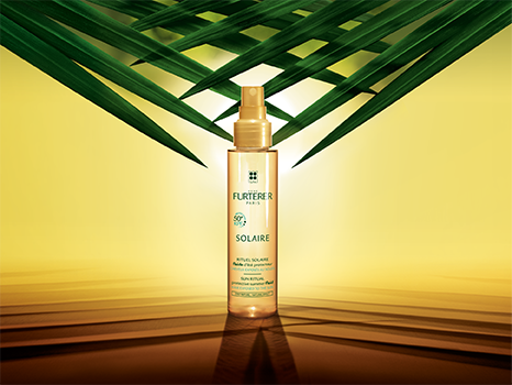 The SOLAIRE ritual for hair exposed to sun, sea, and pool | René Furterer